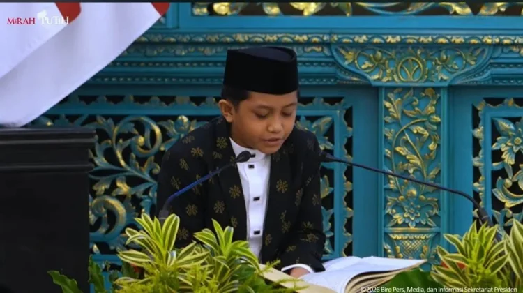 Penampilan Qori Zian Fahrezi di Istana Menarik Perhatian Presiden Prabowo