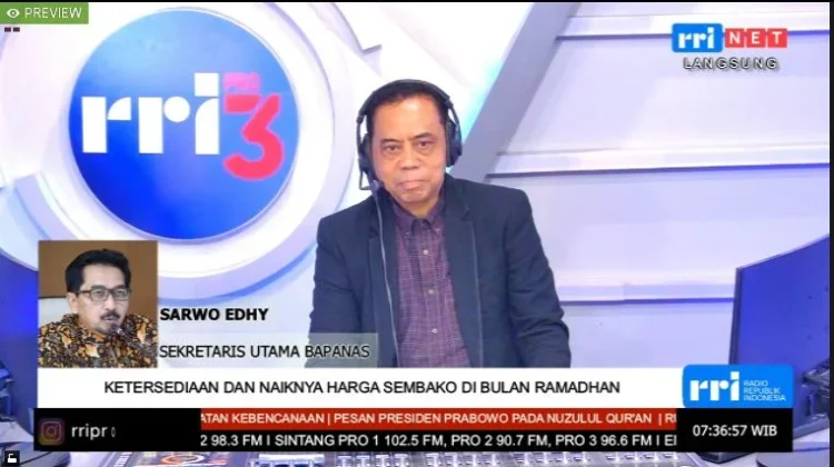 Bapanas Pastikan Stok Pangan Nasional Aman jelang Idulfitri