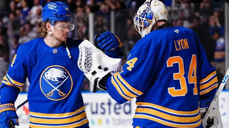 Jack Quinn Cetak Hattrick, Sabres Tundukkan Sharks 6-3