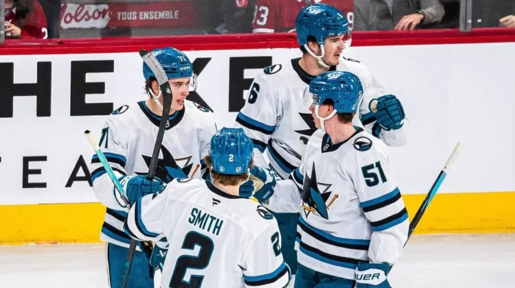Gol Celebrini Tutup Laga Canadiens vs Sharks 4-2