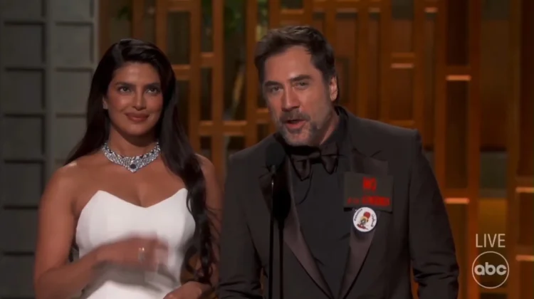 Javier Bardem Serukan "Free Palestine" di Panggung Oscar 2026