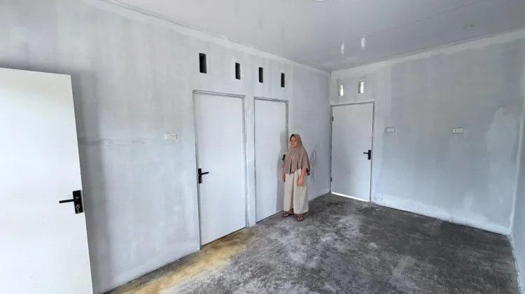 Warga Terdampak Bencana Aceh, Senang Kamar Hunian Luas