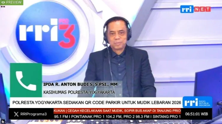 Atasi Kepadatan Libur Lebaran, Polresta Yogya Sediakan QR Code Parkir