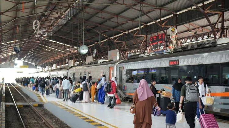 Stasiun Purwokerto Jadi Simpul Kepadatan Mudik Lebaran