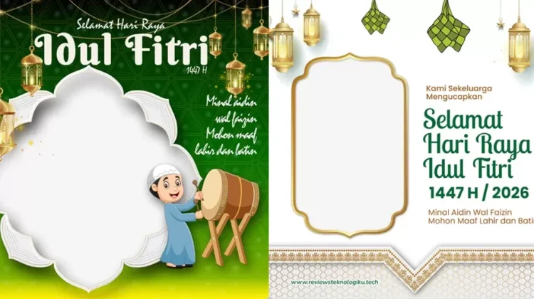 Inilah Daftar Lengkap Twibbon Hari Raya Idulfitri 2026