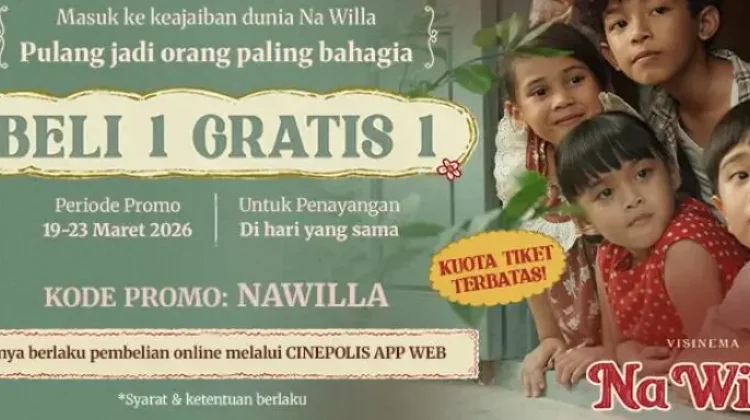 Catat Tanggalnya, Inilah Daftar Promo Film Bioskop Selama Lebaran 2026