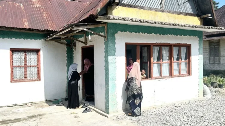 Lebaran Sederhana di Agam, Warga Tetap Jalin Silaturahim Pascabencana