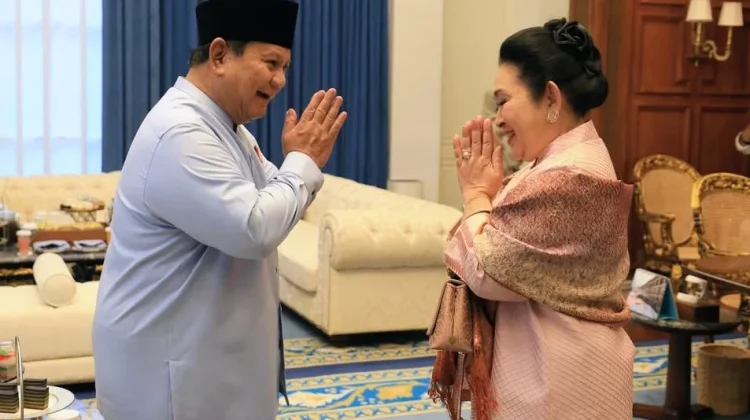 Kebersamaan Presiden Prabowo, Titiek Soeharto, dan Didit di Hari Lebaran