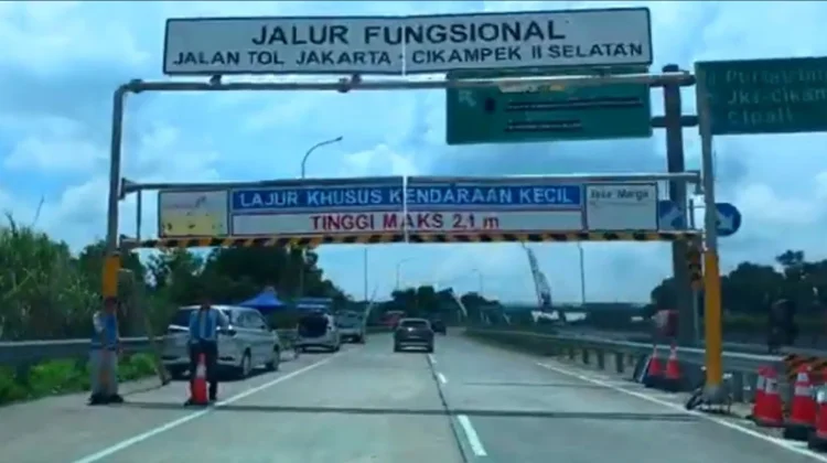 Tol Fungsional Japek II Selatan Dibuka, Bantu Urai Arus Balik Mudik Lebaran