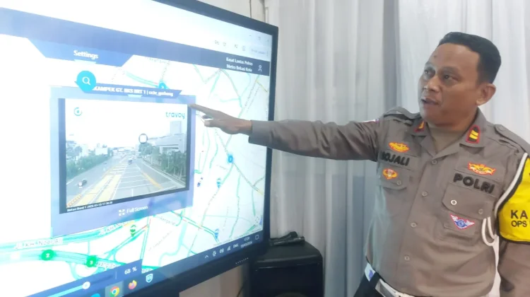 Antisipasi Puncak Arus Balik, Polres Bekasi Siagakan Personil di Jalur Arteri