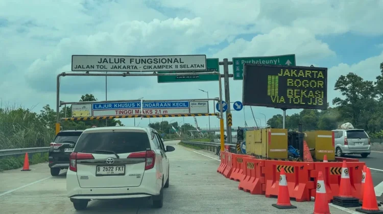 Urai Kepadatan Arus Balik Bandung-Jakarta, Tol Japek II Selatan Difungsikan