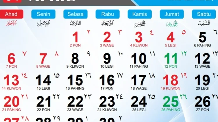Catat, Ini 12 Hari Besar Nasional Diperingati pada April 2026