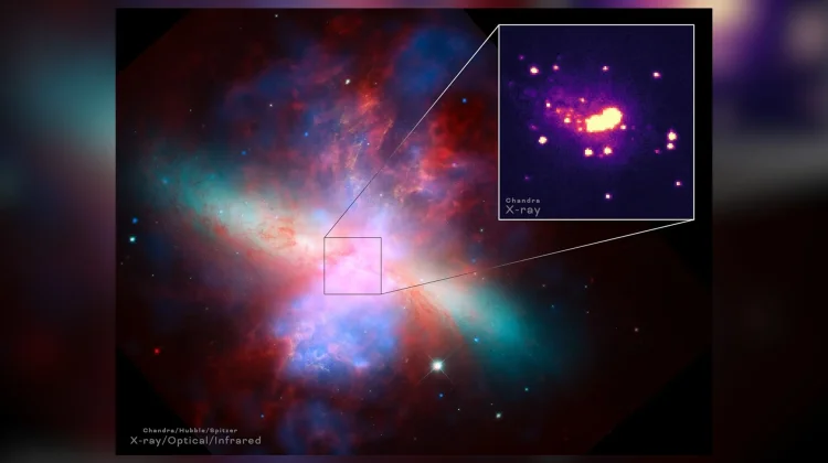 Teleskop XRISM NASA-JAXA Mendeteksi Angin Panas dari Galaksi M82