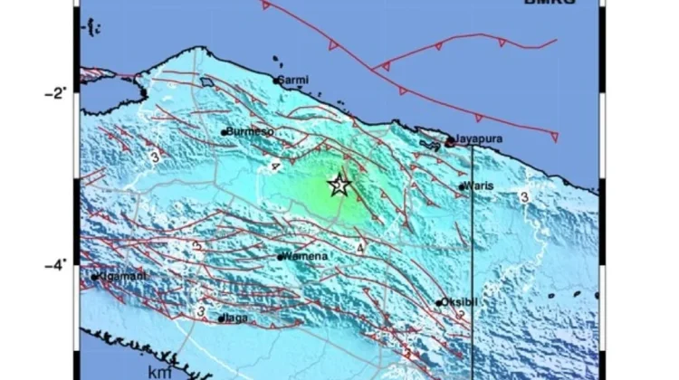 Gempa Magnitudo 6,2 Guncang Sarmi Papua, Tidak Berpotensi Tsunami