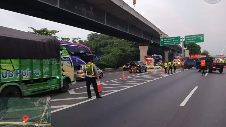 Contraflow KM 70-47 Diperluas, Volume Kendaraan Meningkat