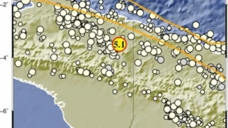 Gempa Magnitudo 5,1 Guncang Senggi, Papua, Tidak Berpotensi Tsunami
