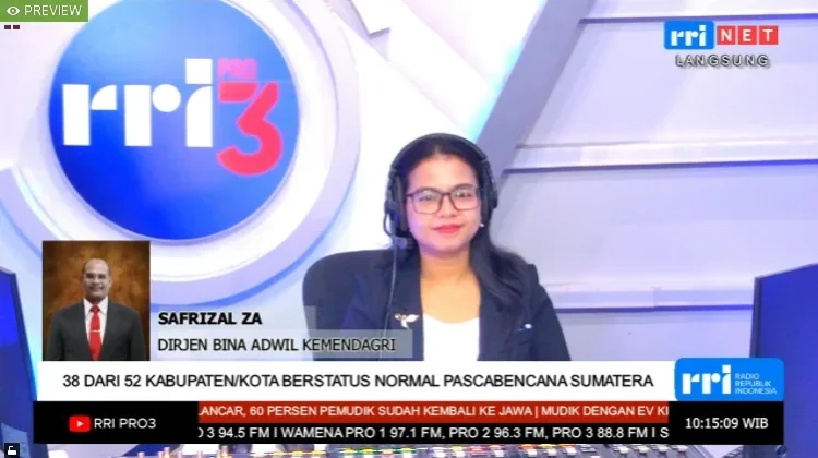 Penetapan Status Normal Pascabencana Berdasarkan Indikator Lintas Sektor