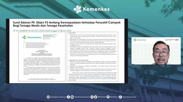 Kemenkes Terbitkan Edaran Kewaspadaan Campak bagi Tenaga Kesehatan