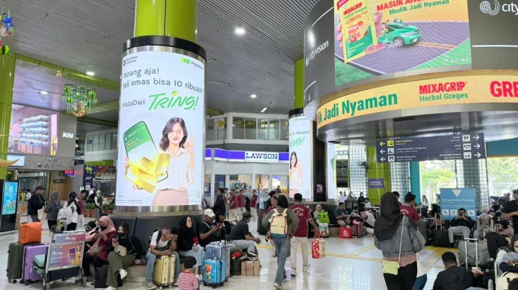 Penjualan Tiket Kereta Api Selama Lebaran 2026 Mencapai Lima Juta