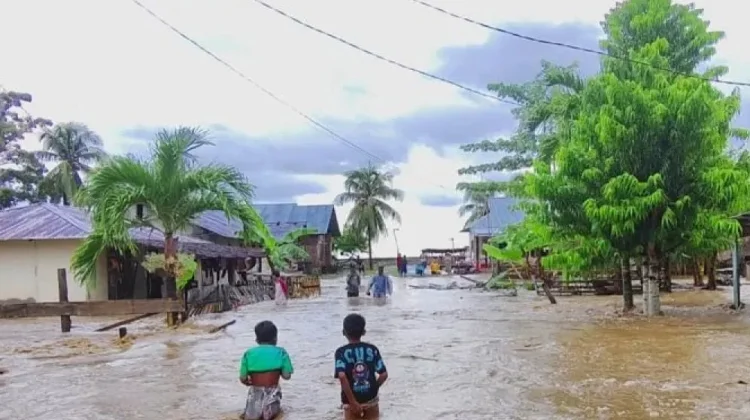 Puluhan Rumah Terdampak Banjir di Banggai Morowali Sulteng