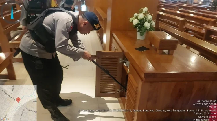 Paskah, Tim Jihandak Sisir Gereja Tangerang