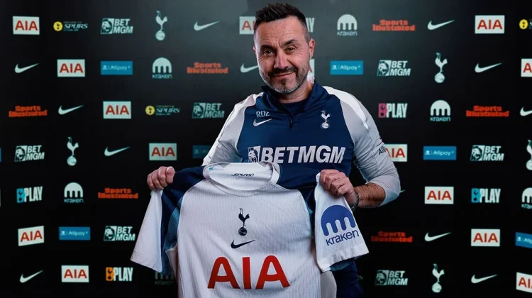 De Zerbi Bangga Gabung Tottenham, Target Selamatkan Tim dari Zona Degradasi