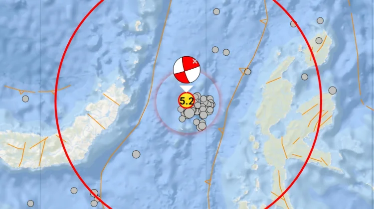 Gempa M5,2 Terjadi di Bitung, BMKG Pastikan Tidak Berpotensi Tsunami