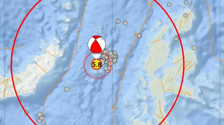 Gempa M5,8 Guncang Pantai Utara Batang Dua, BMKG Pastikan Tidak Berpotensi Tsunami