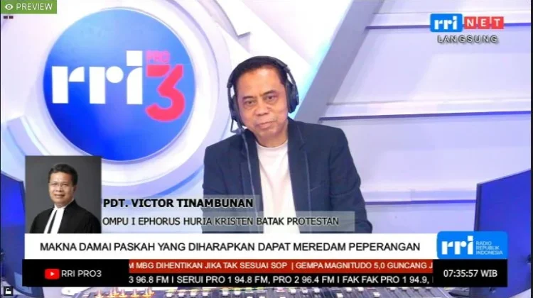 Victor Tambunan: Paskah Momentum Kemenangan dan Pengampunan