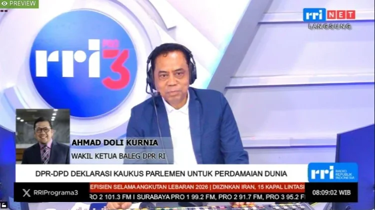 Kaukus Parlemen Dorong Perdamaian Dunia dan Hentikan Konflik