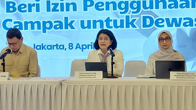 Kemenkes Sebut tengah Siapkan Program Vaksinasi Campak untuk Dewasa