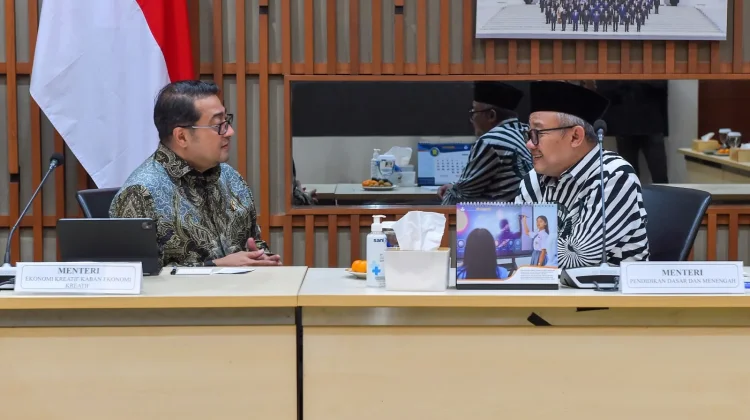 Kemenekraf dan Kemendikdasmen Bahas Kolaborasi Bahan Ajar Ekraf untuk SMK