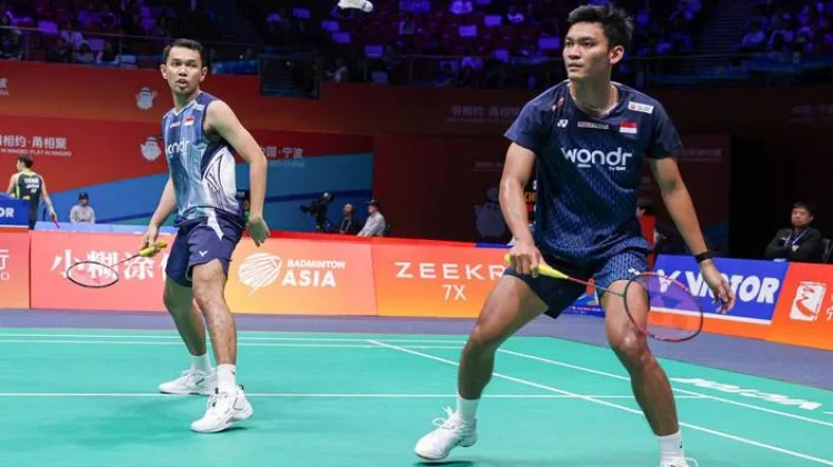 Fajar/Fikri ke Perempat Final Badminton Asia Championships 2026