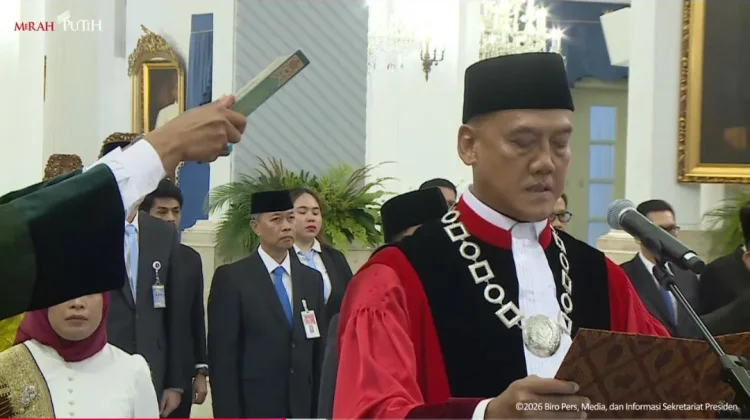 Liliek Prisbawono Adi Resmikan Jadi Hakim MK Gantikan Anwar Usman