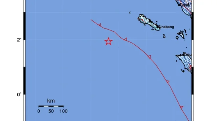 Gempa M5,7 Guncang Sinabang Aceh, Tidak Berpotensi Taunami