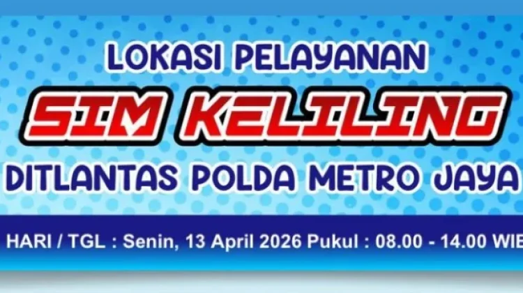Simak Jadwal, Lokasi Pelayanan SIM Keliling Jakarta Hari Ini