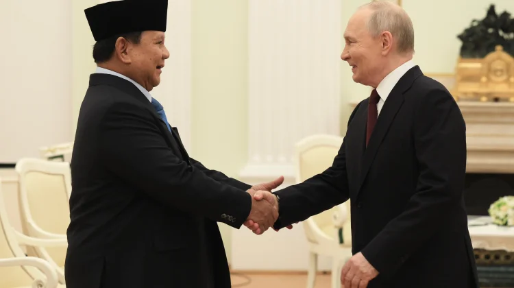 Prabowo-Putin Bahas Kemajuan Pesat Kerja Sama di Kremlin