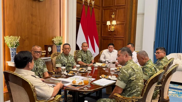 Jenderal Maruli Merapat ke Istana, Lapor Capaian Pembangunan Jembatan Rintis