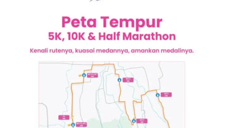 Jalan Gianyar Ditutup saat 'Kemala Run 2026', Cek Jalurnya