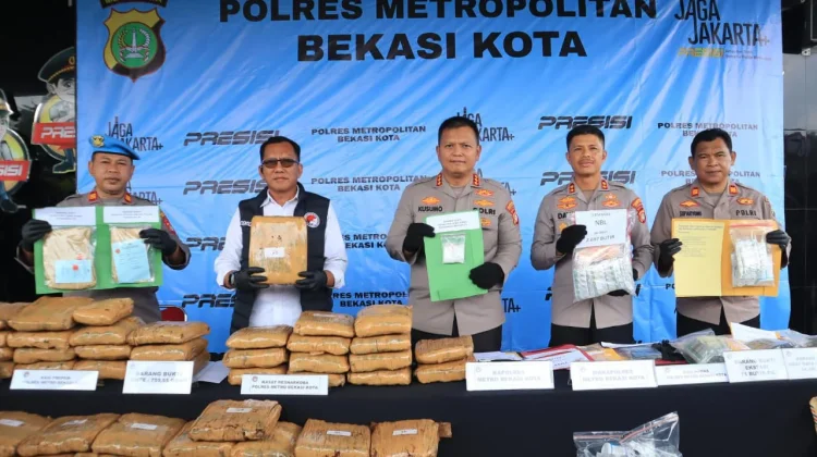 Polres Bekasi Ungkap 80 Kasus Peredaran Narkoba dan Obat Terlarang Sepanjang 2026