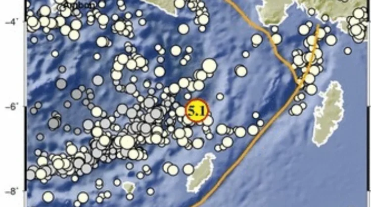Gempa Guncang Pantai Barat Daya Maluku Sabtu Pagi