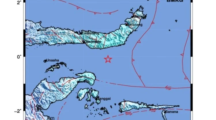 Gempa Magnitudo 5,5 Guncang Teluk Tomini, Tidak Berpotensi Tsunami