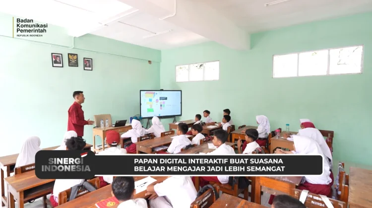 Papan Digital Tingkatkan Semangat Belajar Siswa