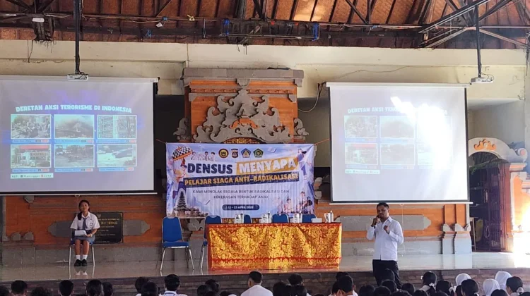 Bentengi Pelajar dari Radikalisme, Densus 88 Gelar Roadshow 'Ratakan Bali Pro Max'