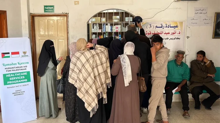 BAZNAS Bersama Al-Salah Medical Complex Hadirkan Layanan Kesehatan di Palestina