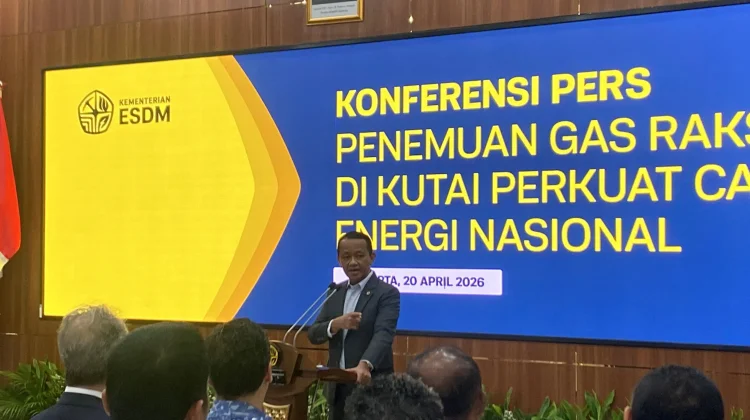Menteri Bahlil Umumkan Temuan Gas Raksasa 5 Tcf di Kutai Kalimantan Timur