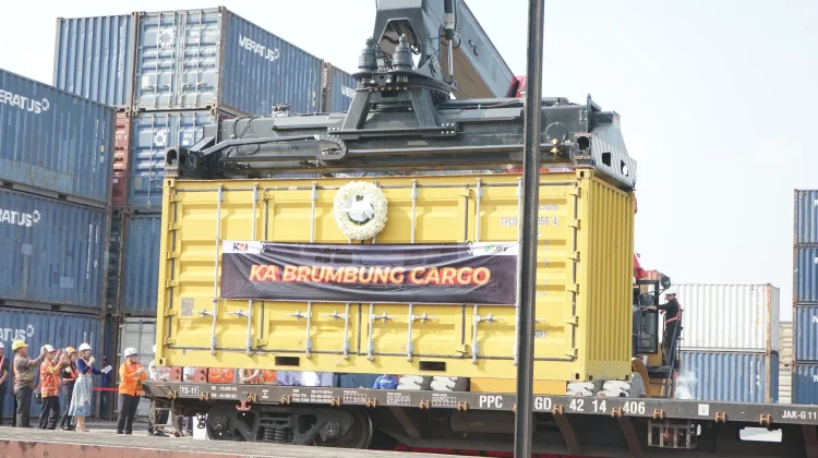 Angkutan Peti Kemas Kereta Api Triwulan I 2026 Tembus 1,37 Juta Ton