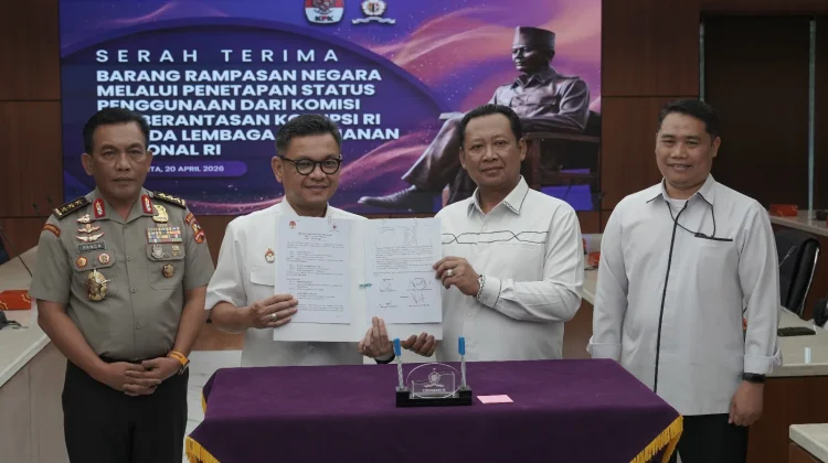 KPK Serahkan Aset Rampasan Negara Senilai Rp3,52 Miliar ke Lemhannas
