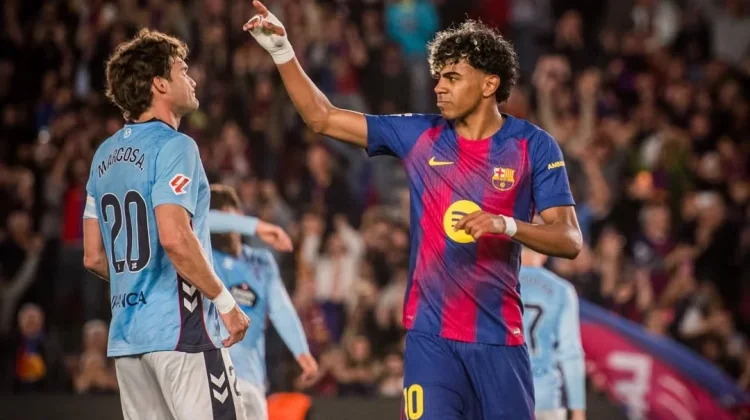 Barcelona Menang 1-0 atas Celta Vigo, Yamal Cedera usai Cetak Gol