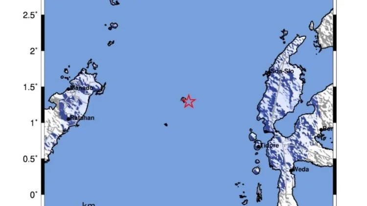 Gempa Magnitudo 5.0 Guncang Barat Laut Jailolo Maluku, Siang Ini